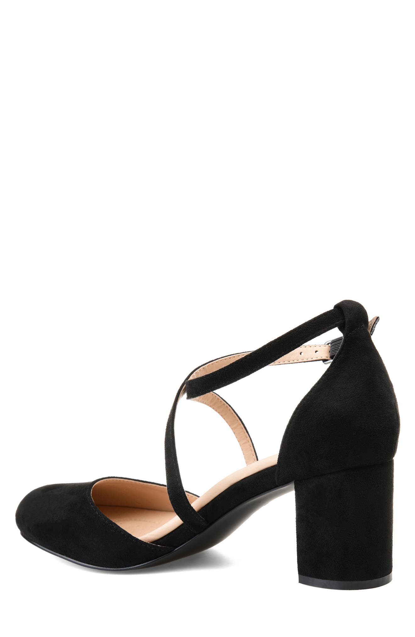 Journee Collection Foster Block Heel Pump - Wide Width, Alternate, color, 