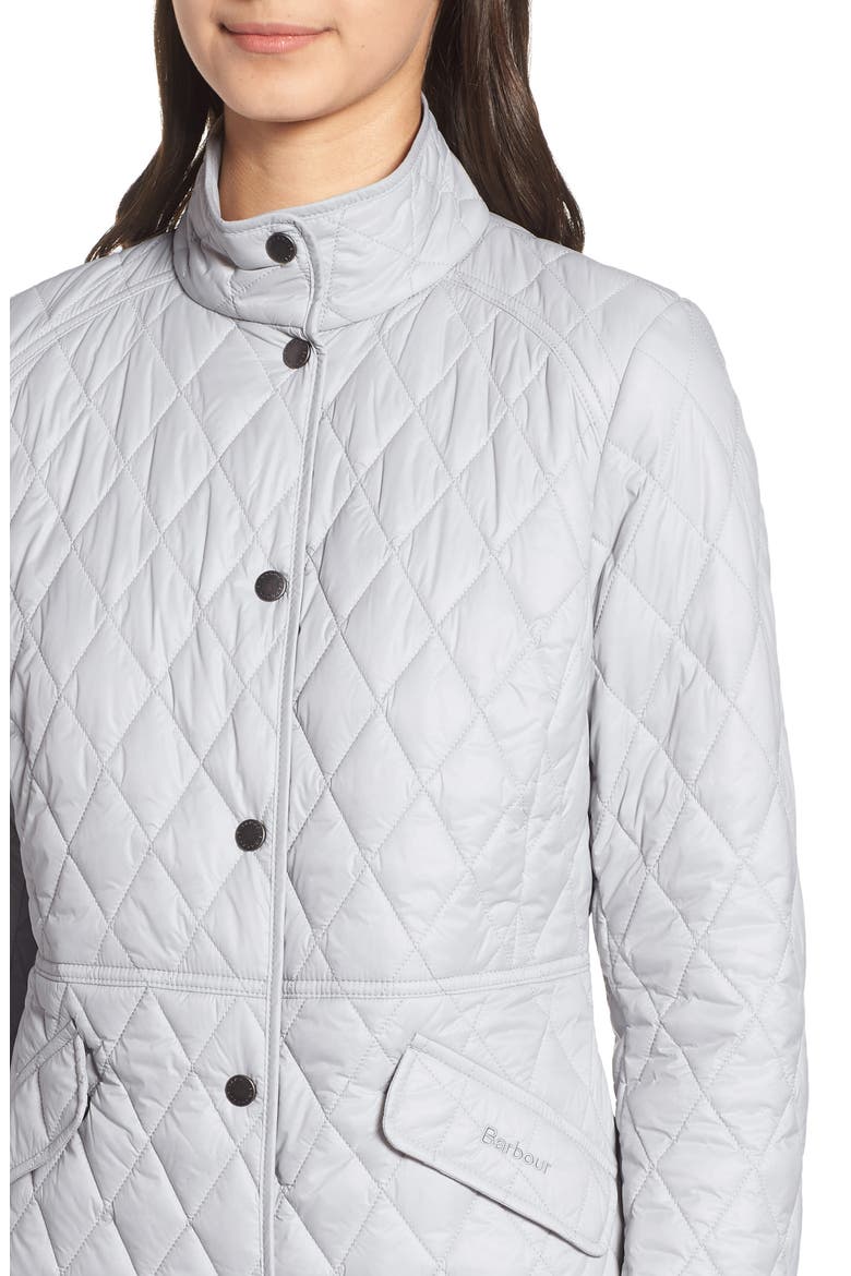 Annis Quilted Jacket, Alternate, color, ICE WHITE