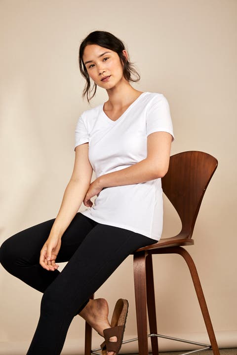 Nursing V Neck T-shirt