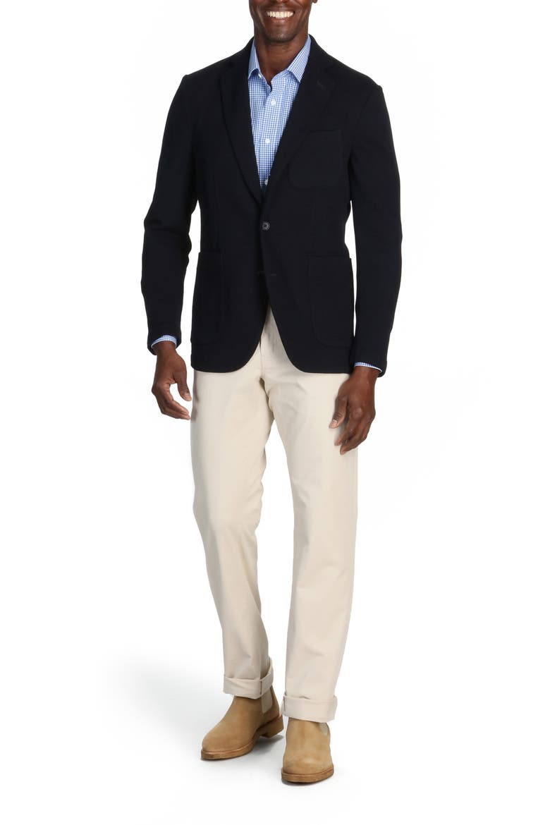 Benjamin Knit Wool Blazer, Alternate, color, NAVY KNIT
