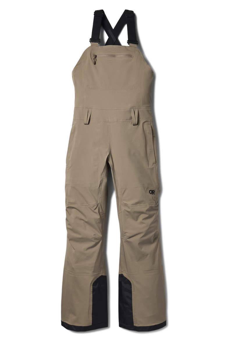 Carbide Pertex® Shield Waterproof Bibs Snow Pants, Alternate, color, SABLE