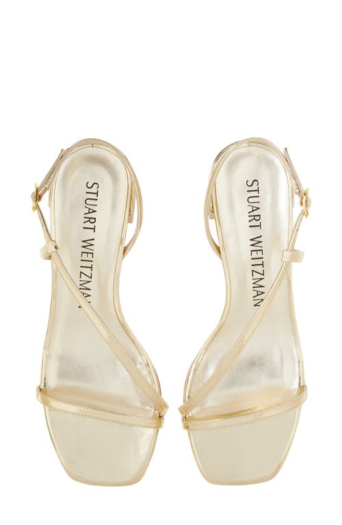 Stuart Weitzman Soiree Sandal In Brown