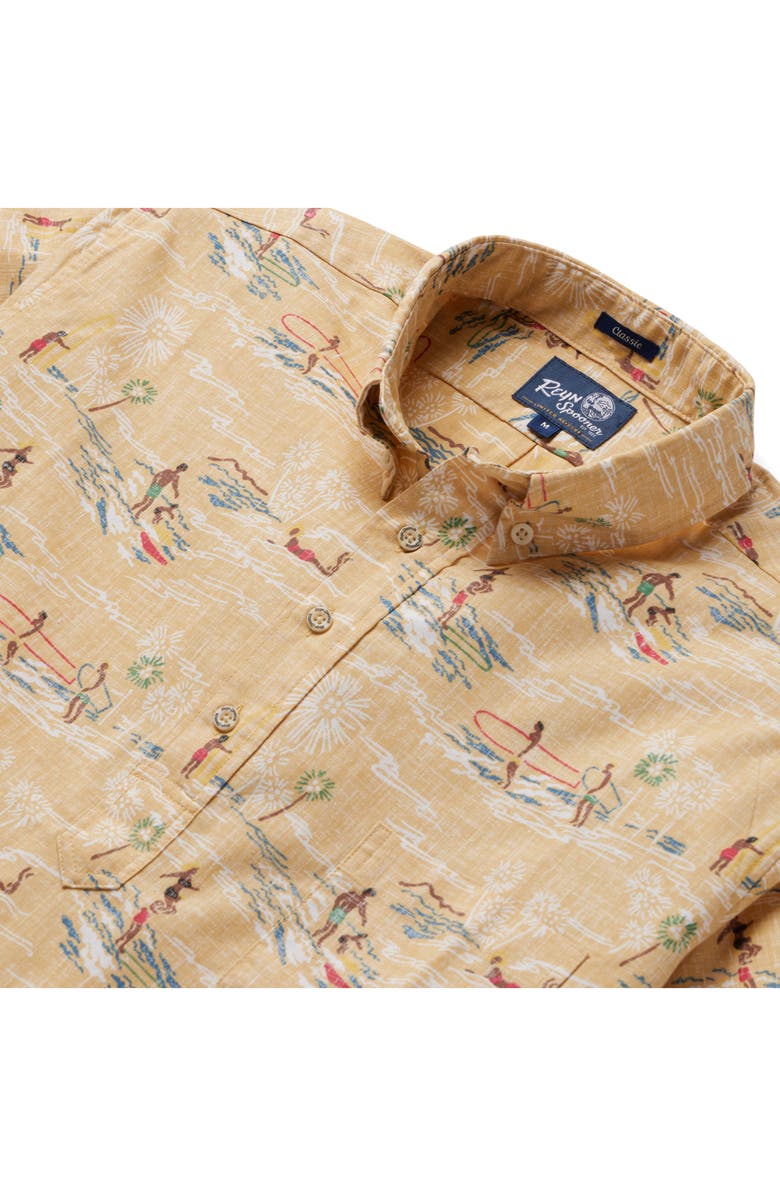 Reyn Spooner Surfers Paradise Classic Fit Short Sleeve Button-Down Popover Shirt, Alternate, color, 