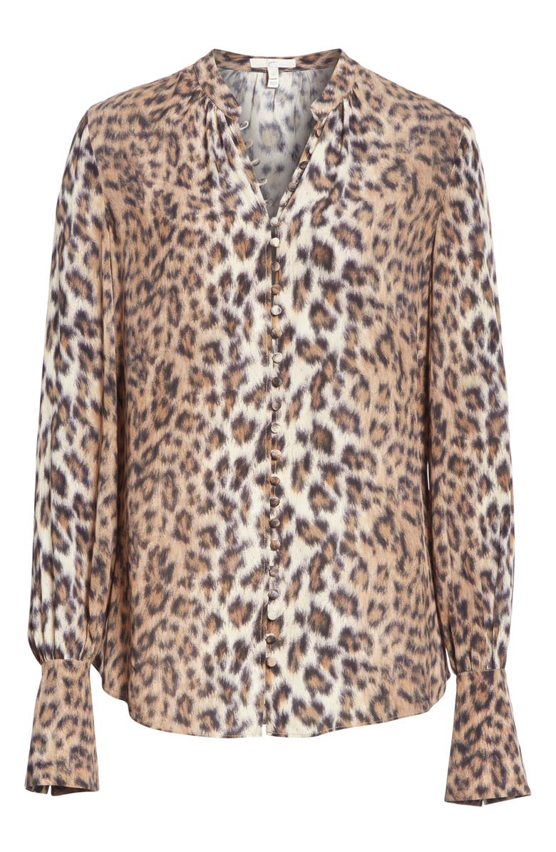 Joie Kaniesha Leopard Print Blouse, Alternate, color,