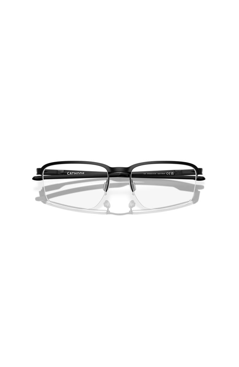 Oakley 54mm Square optical glasses, Alternate, color, Black