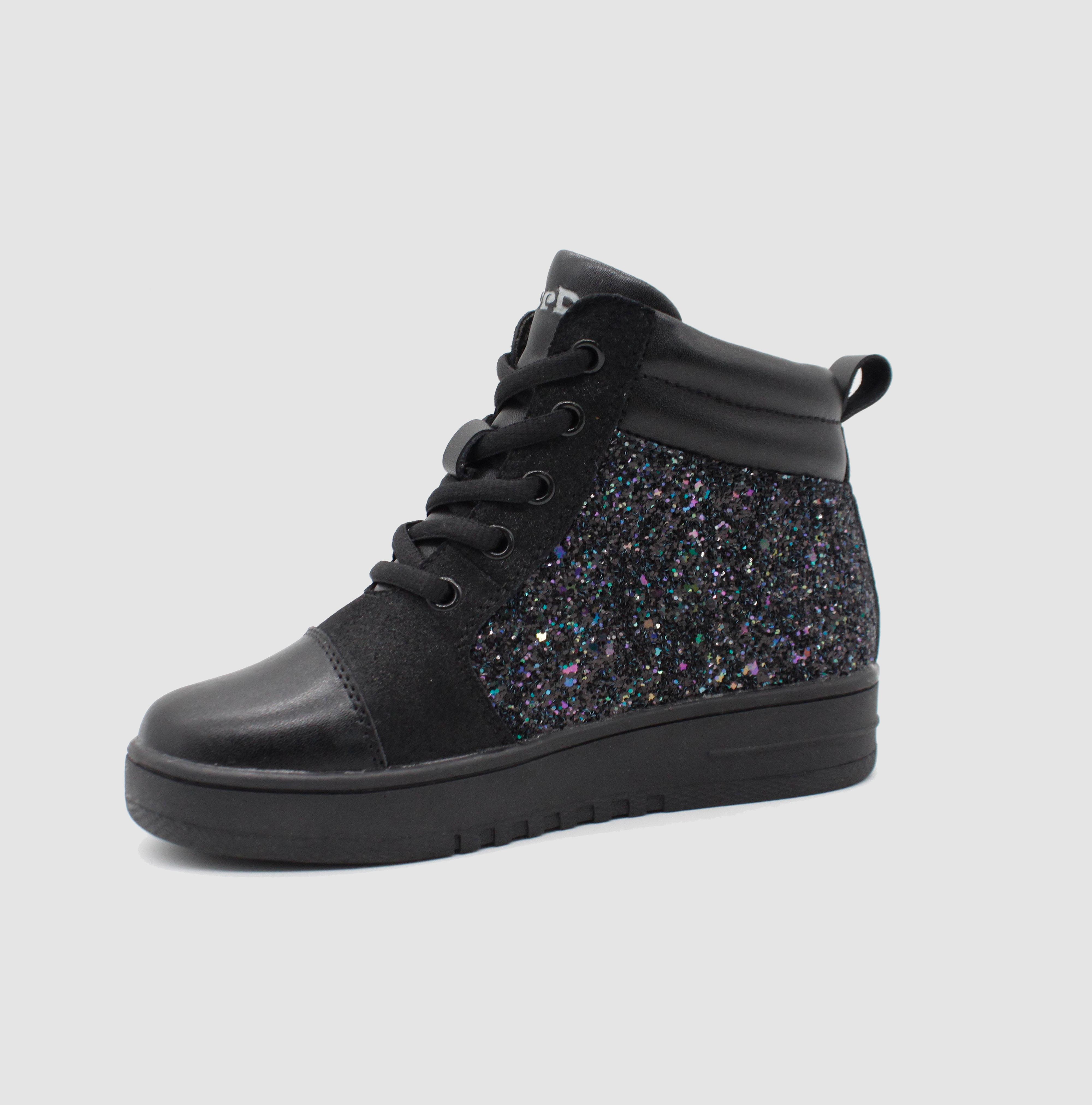 Rodeo sneaker, Alternate, color, Black Sparkle