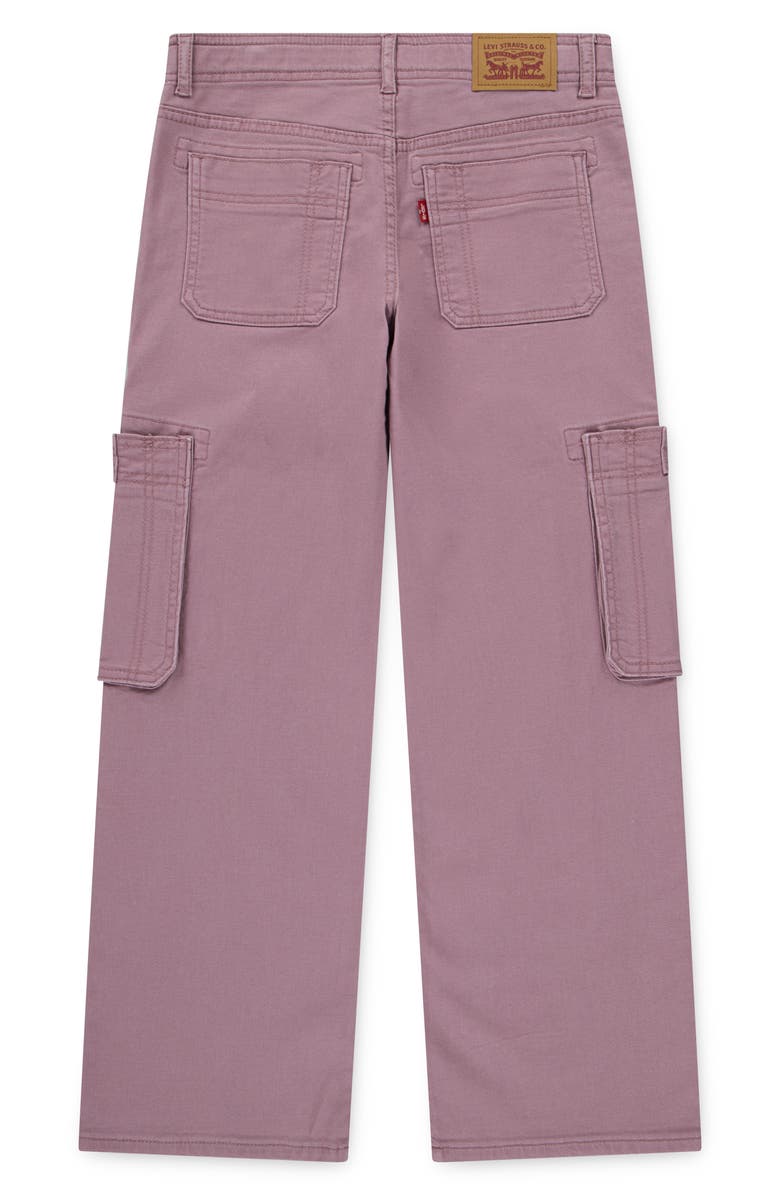 Levi's Kids' Wide Leg Cargo Pants, Alternate, color, Lilas Levis