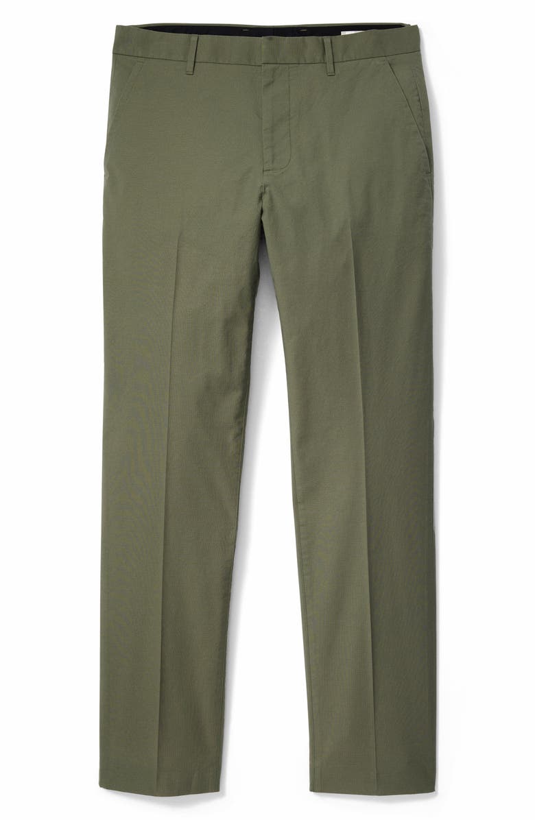 Bonobos Weekday Warrior Slim Fit Dress Pants, Alternate, color, Wednesday Olive Basketweave