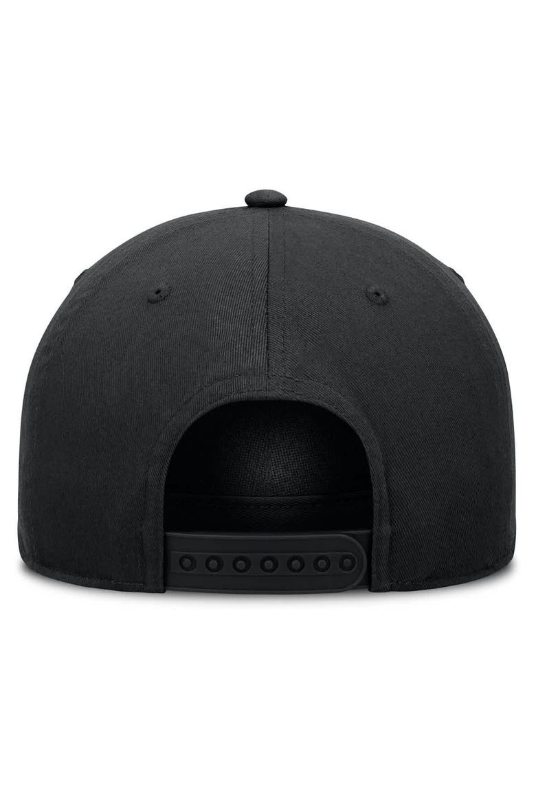 Men's Nike Black Tampa Bay Rays Rise Dri-FIT A-Frame Adjustable Hat, Alternate, color, Black