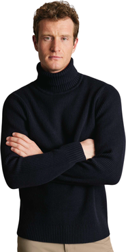 Charles Tyrwhitt Merino Chunky Roll Neck Sweater