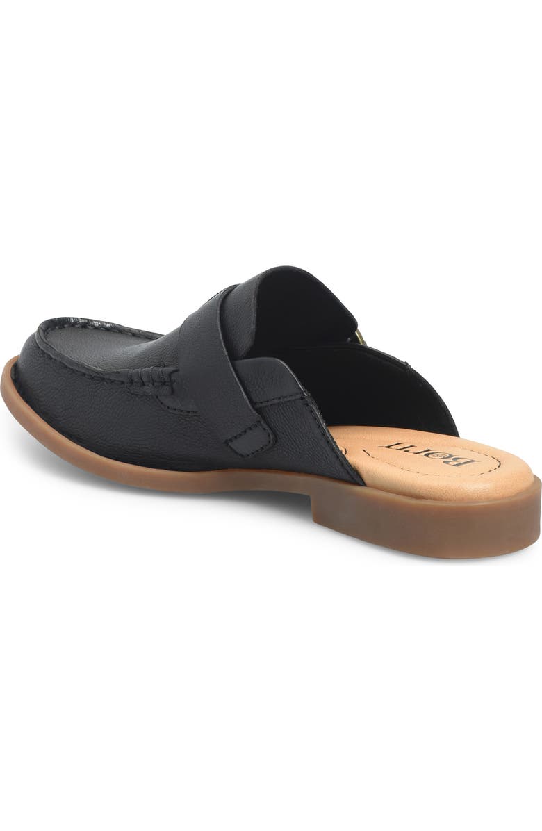 Børn Meg Mule, Alternate, color, Black Leather