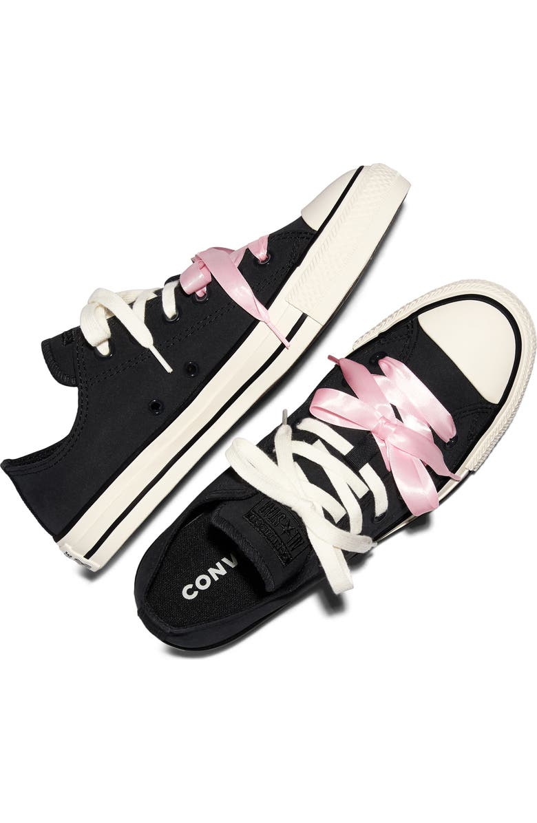 Converse Gender Inclusive Chuck Taylor All Star Peached Low Top Sneaker, Alternate, color, Black/ White/ Decade Pink