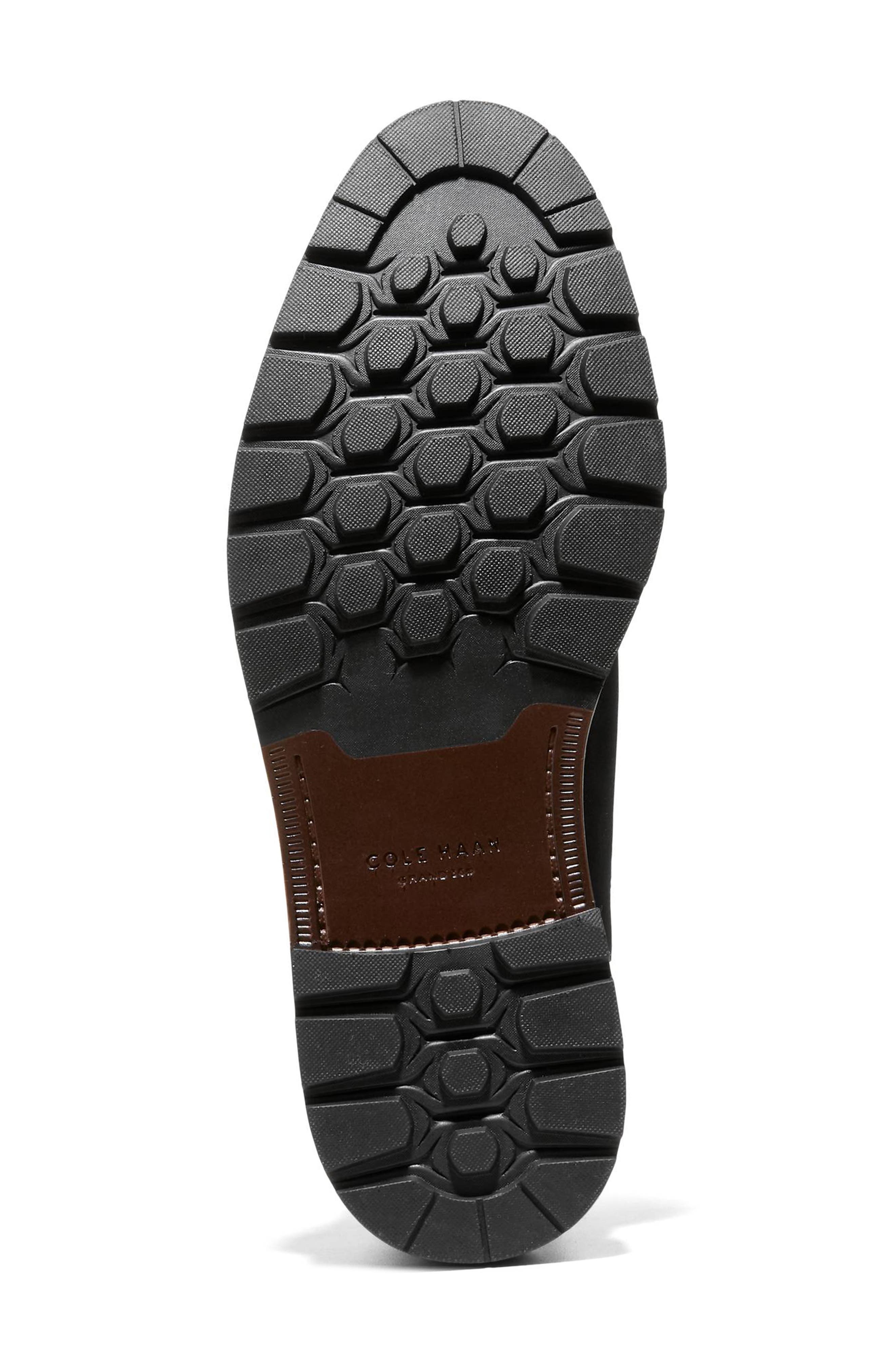 Cole Haan Chamberlin Grand Water Resistant Chelsea Boot, Alternate, color, Black Nubuck / Black