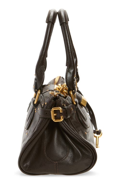 Chloé Women Kohl Brown Paddington Shoulder Bag In Brown