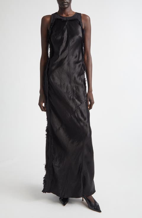 Toto Fringe Satin Dress