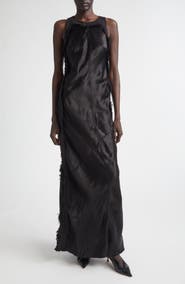 Haikure Toto Fringe Satin Dress