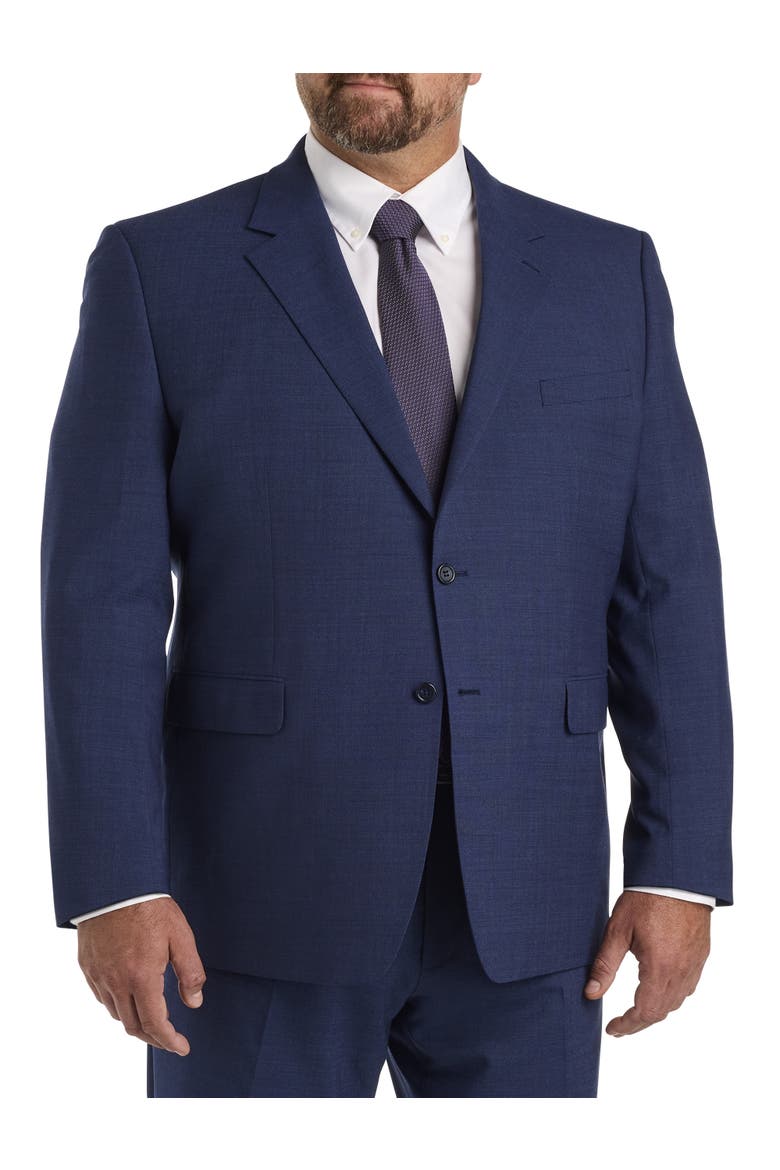 Textured Suit Jacket, Main, color, NAVY