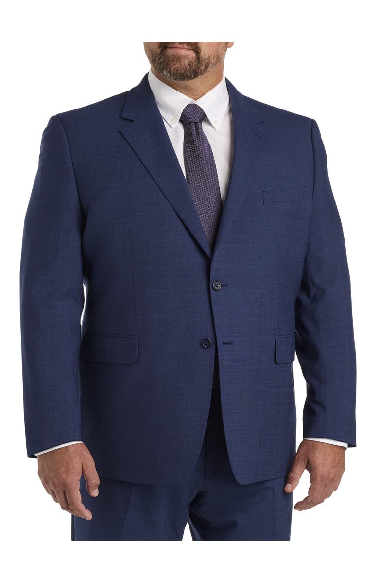 JV Reflex Textured Suit Jacket, Main, color, Navy
