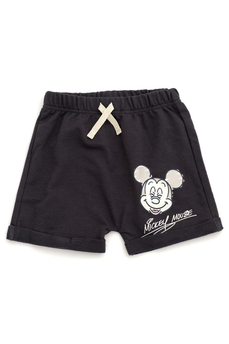 Mickey Mouse 2-Piece Hooded Tee and Shorts Set, Alternate, color, Dark Grey Mickey