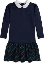 Polo Ralph Lauren Kids' Long Sleeve Ponte Roma Dress