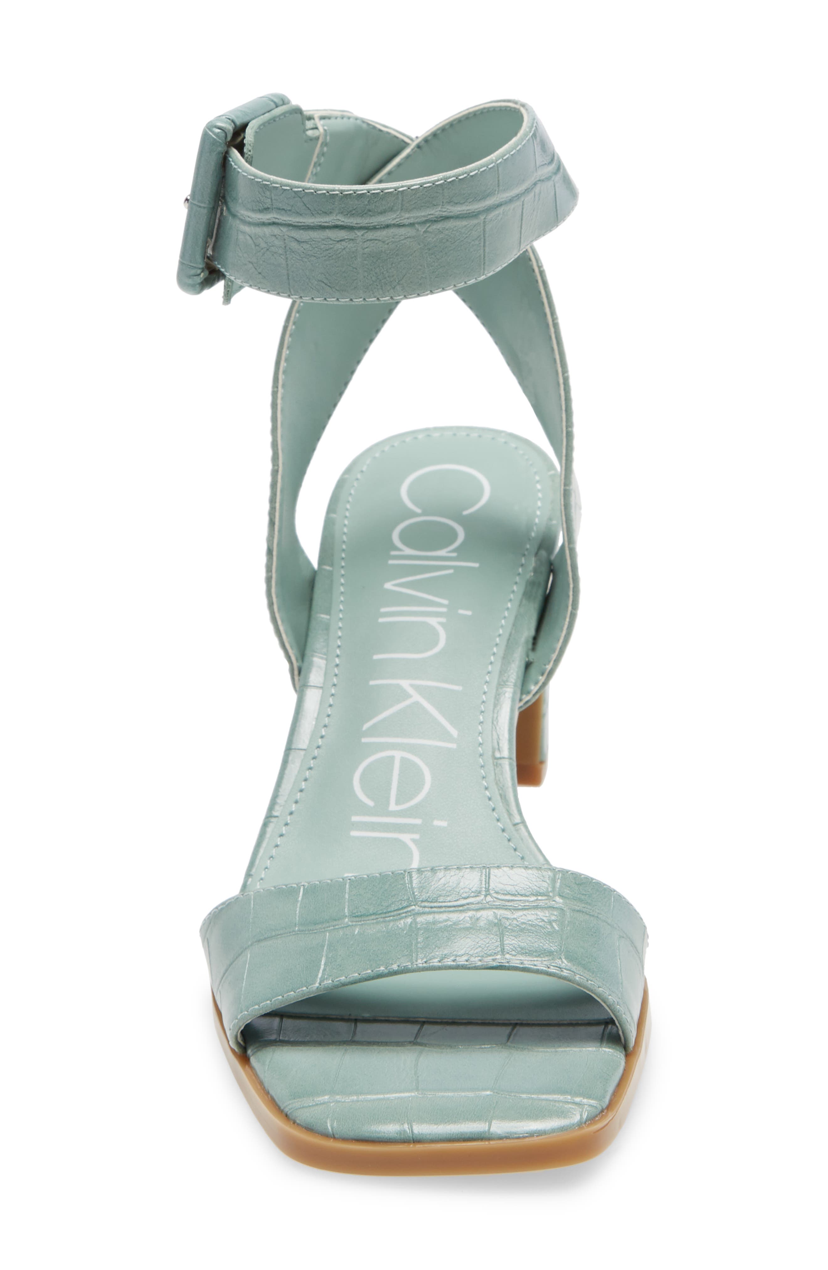 Damita Ankle Strap Sandal, Alternate, color, PETAL GREEN FAUX LEATHER