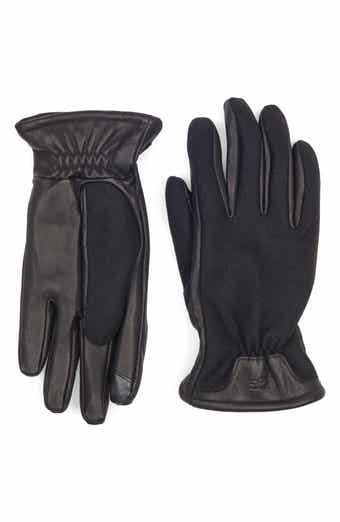 UGG® Leather & Wool Blend Gloves