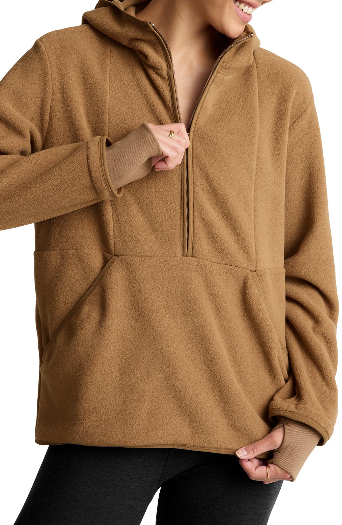 Beyond Yoga Activate Fleece Half Zip Pullover