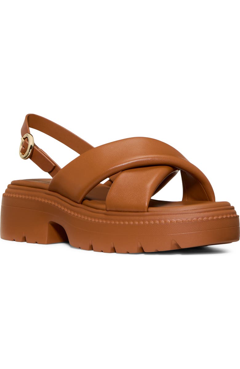 Kate Spade New York slingback platform sandal, Main, color, Saddle