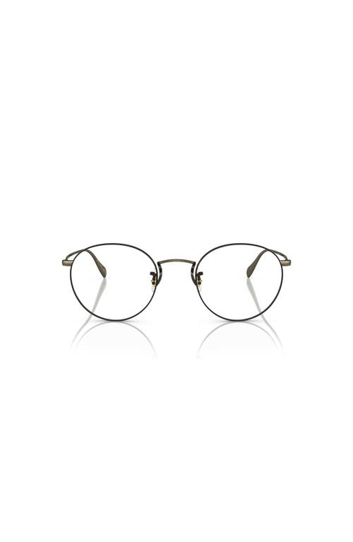 Oliver Peoples 50mm Phantos Optical Glasses In Black