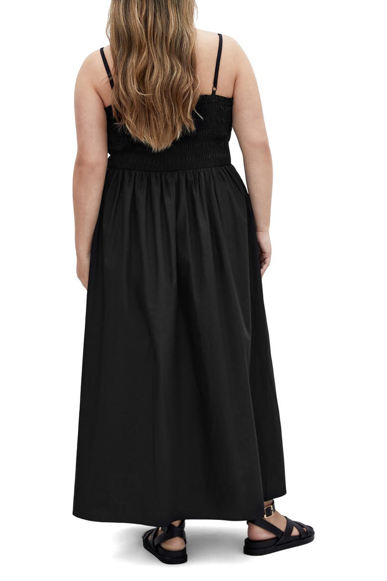 Jolie Fit & Flare Maxi Dress, Alternate, color, BLACK