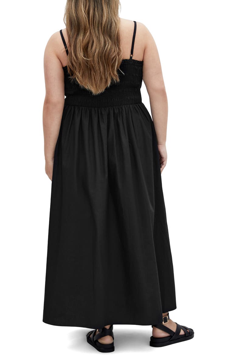 City Chic Jolie Fit & Flare Maxi Dress, Alternate, color, Black