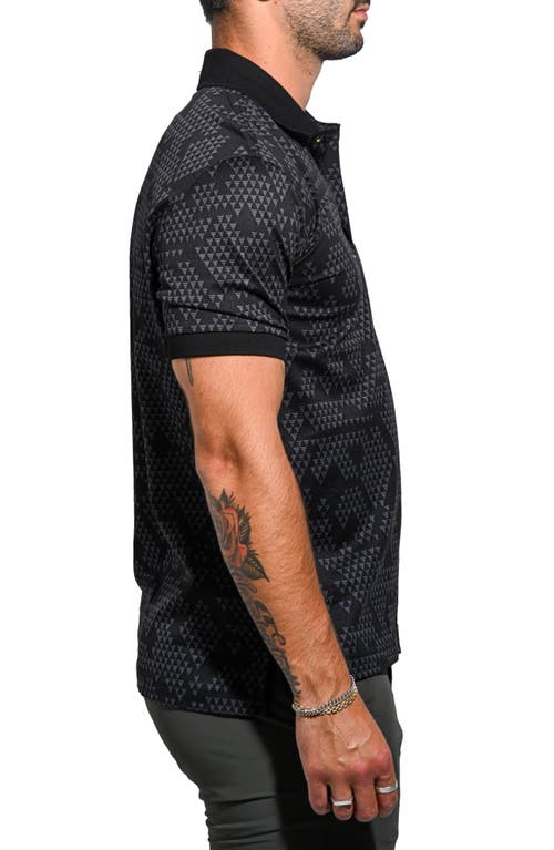 Maceoo Mozart Triangle Polo In Black