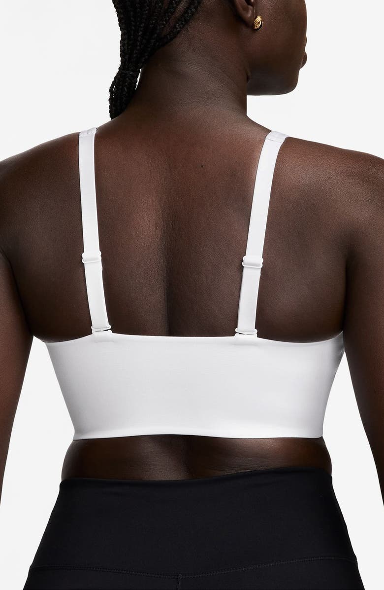 Nike Alate Medium Support Padded Sports Bra, Alternate, color, White