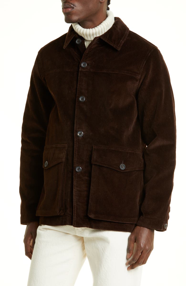 Drake's Corduroy Donkey Chore Coat, Alternate, color,