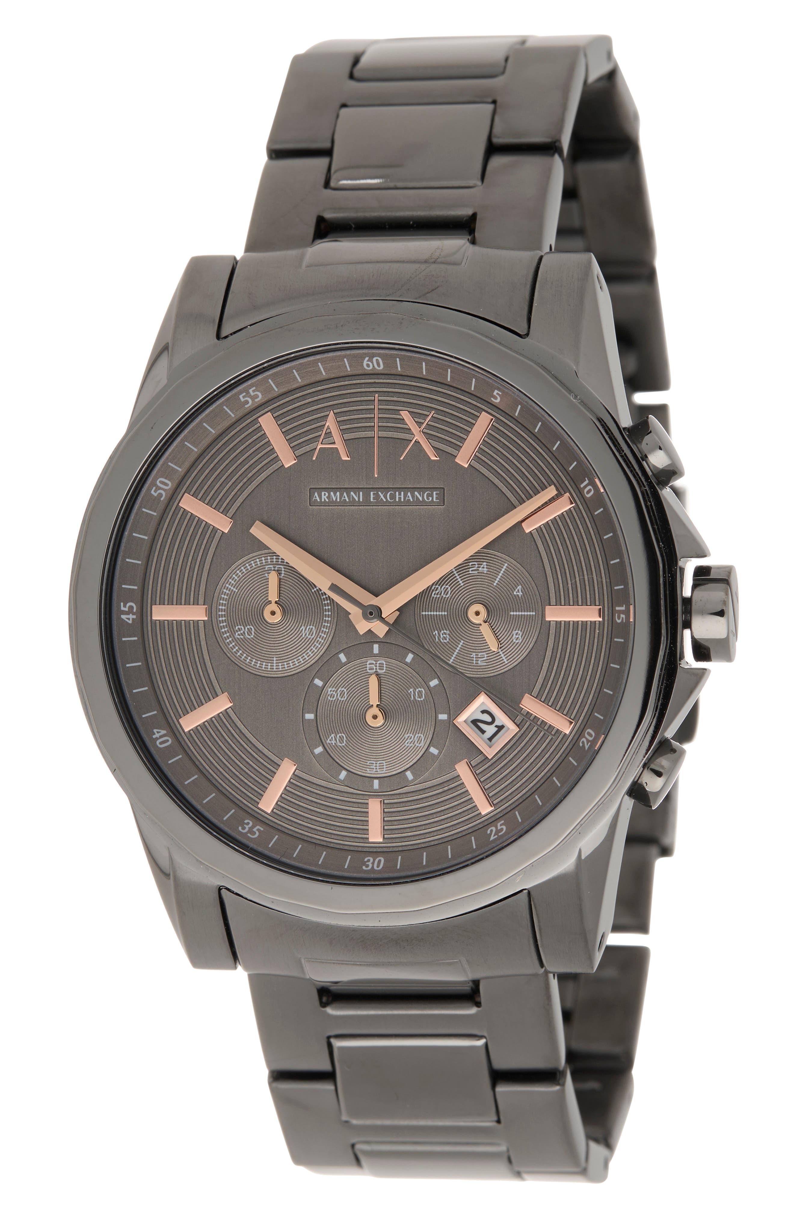 AX Armani Exchange Men's Chronograph Bracelet Watch, 45mm