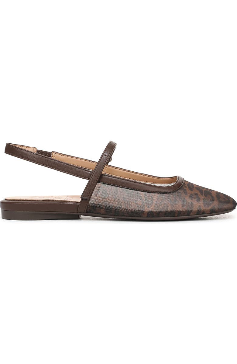 Naturalizer Connie Slingback Flat, Alternate, color, Dark Brown/ Black