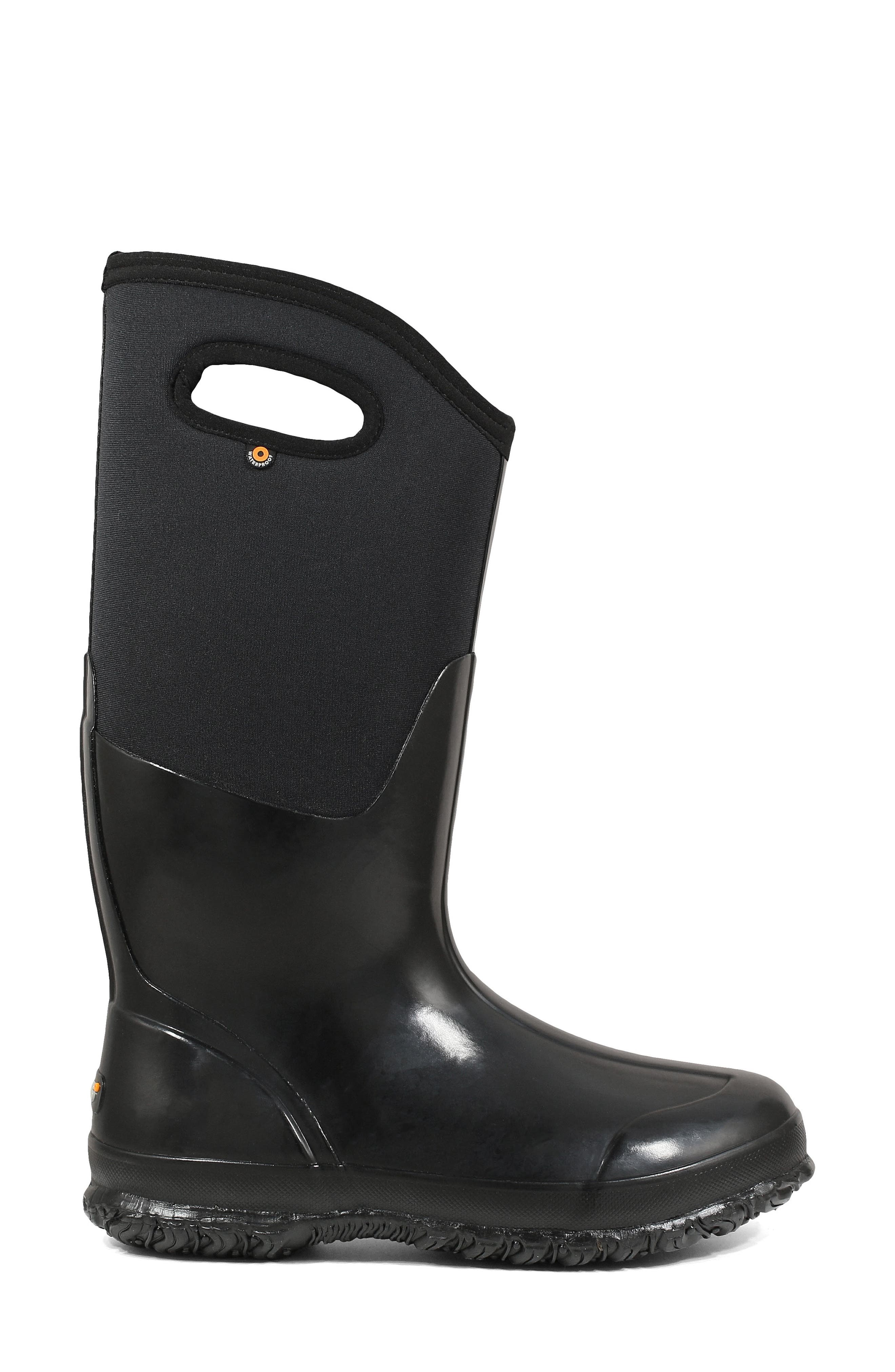 Bogs Classic Tall High Shine Insulated Waterproof Rain Boot, Alternate, color, 