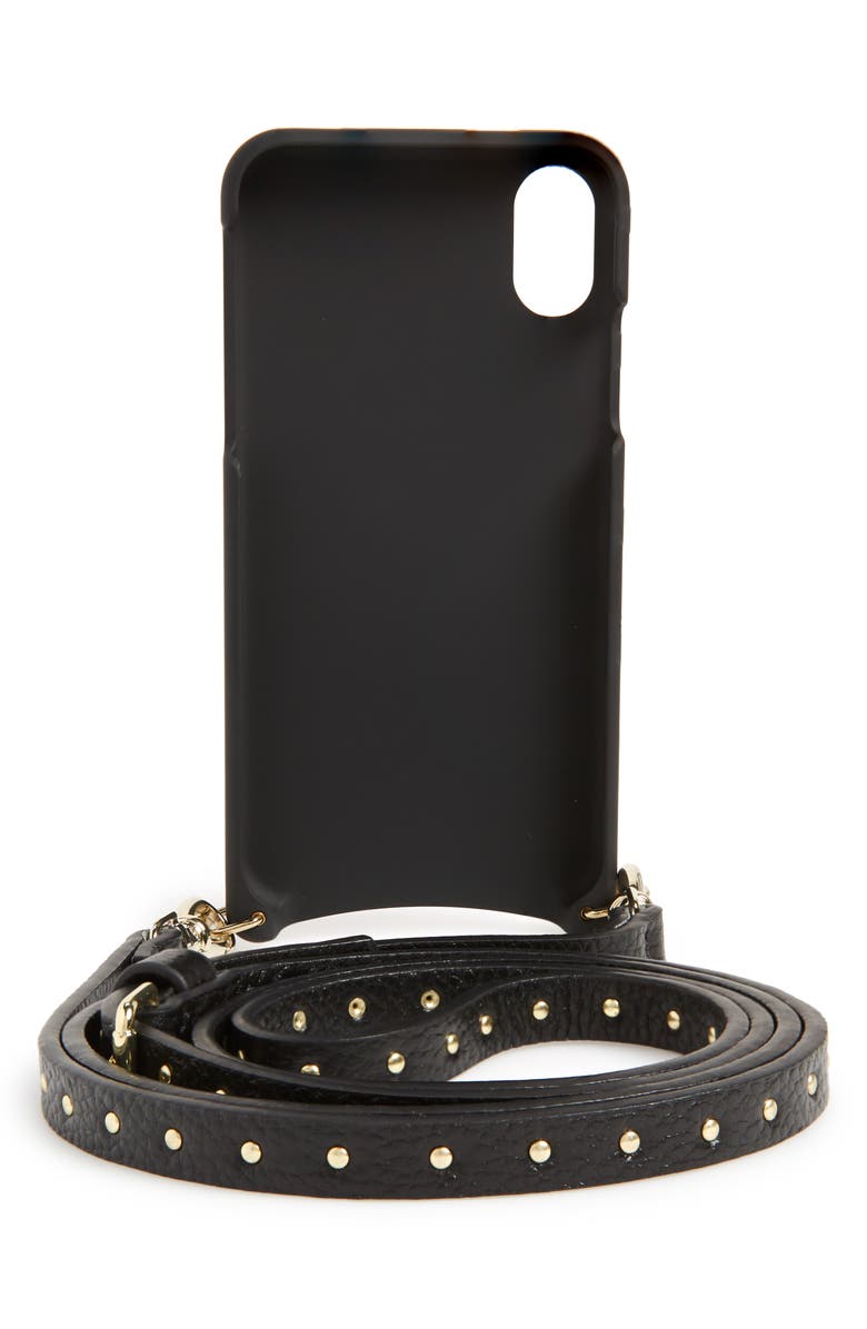 Bandolier Nicole Pebbled Leather 6/7/8 & 6/7/8 Plus Crossbody Case, Alternate, color, 