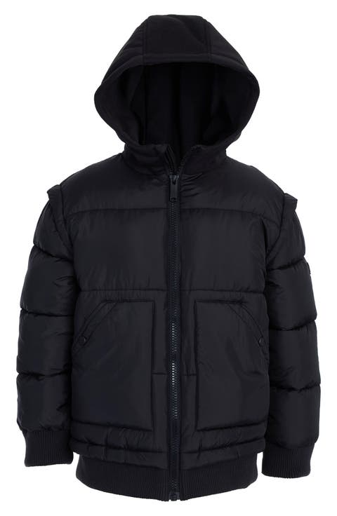 Kids' Hooded Puffer Bomber Jacket (Toddler & Little Kid)
