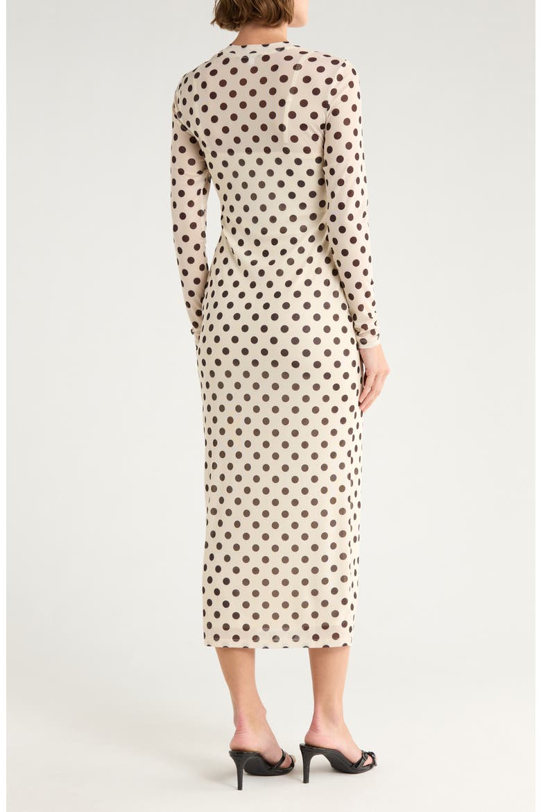 Brandi Floral Long Sleeve Dress, Alternate, color, CLASSIC DOTS
