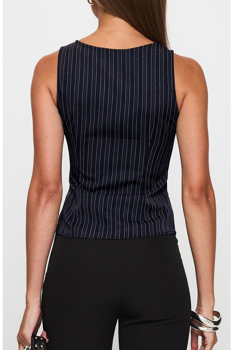 Running Wild Stripe Vest, Alternate, color, BLUE STRIPE