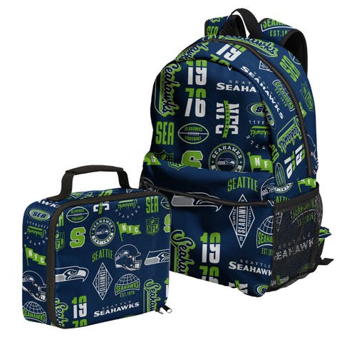 Seattle Seahawks Backpack and Lunchbox Set