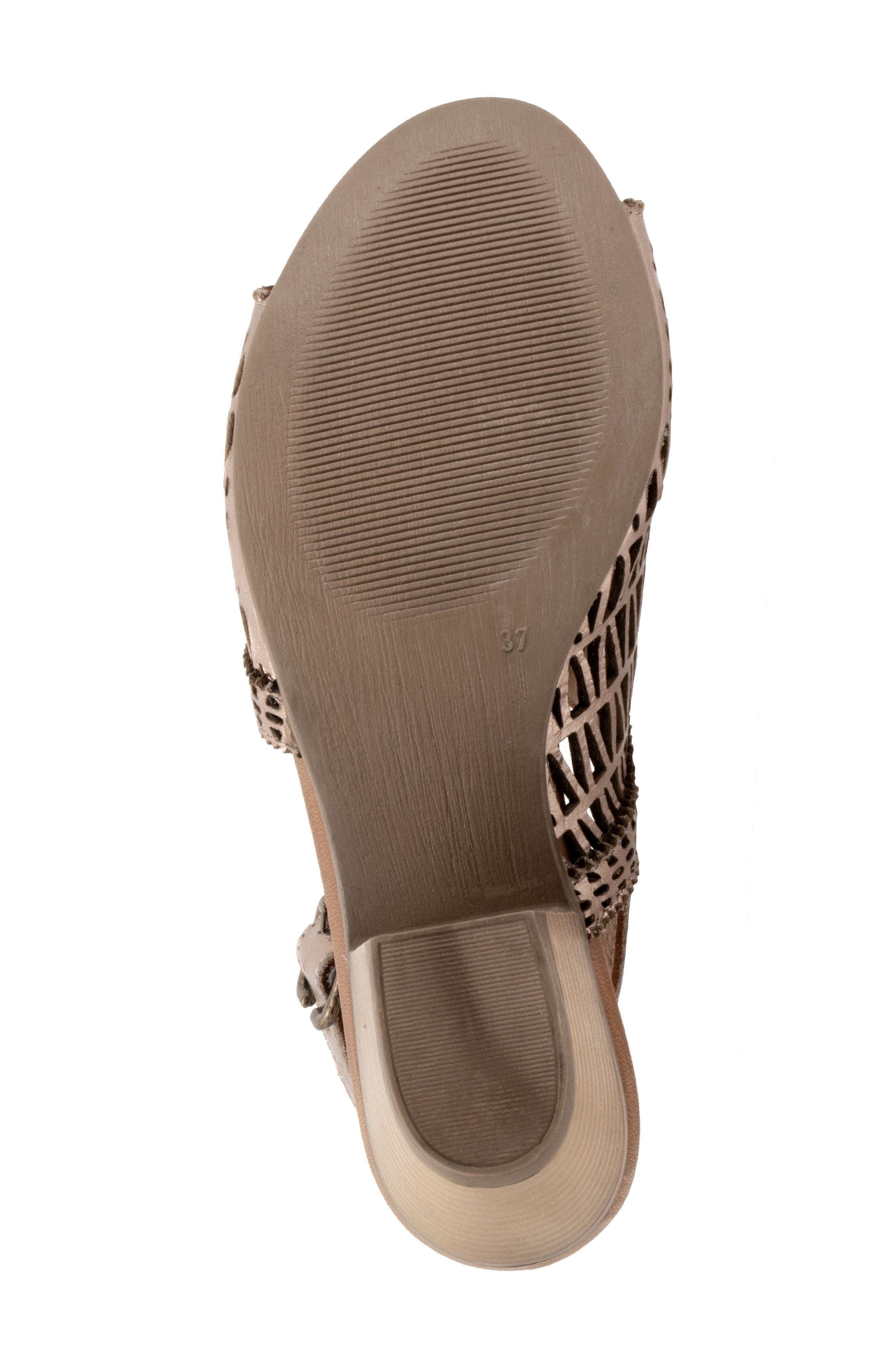 Bueno Lia Slingback Sandal, Alternate, color, Beige Metallic