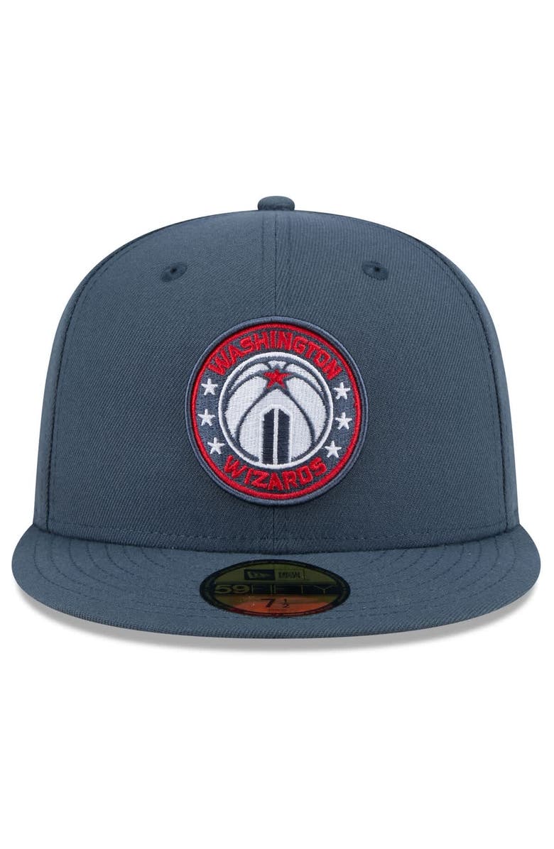 New Era Men's New Era  Navy Washington Wizards 2024/25 City Edition Alternate 59FIFTY Fitted Hat, Alternate, color, 