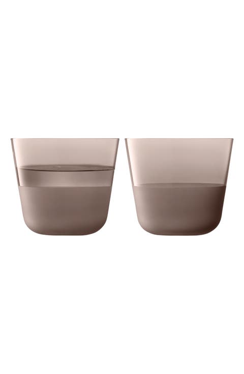 Arc Contrast Set of 4 Tumblers