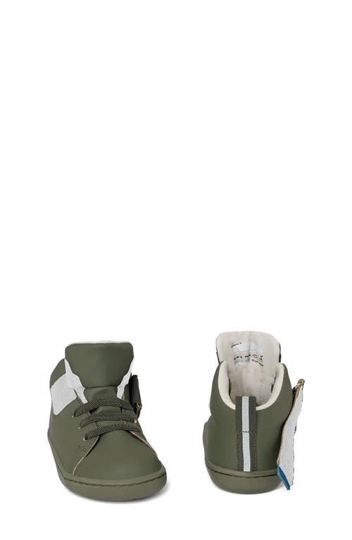 Hopfrög Kids Kids' Smart Walker High Top Sneaker In Super Matt Khaki