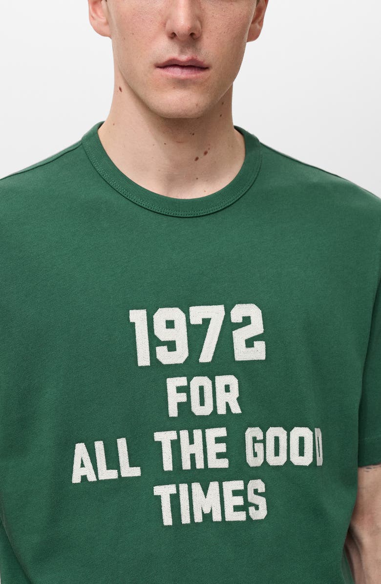 MANGO 1972 Embroidered T-Shirt, Alternate, color, 