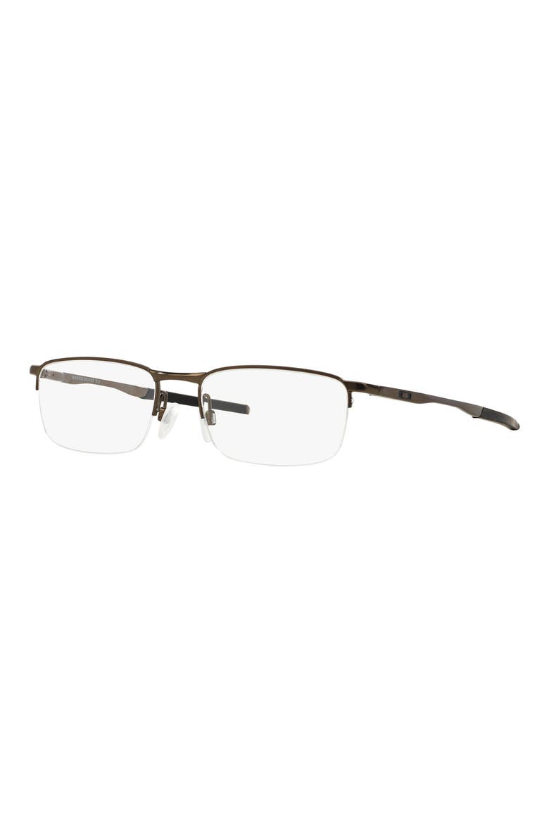 Barrelhouse™ 0.5 53mm Semirimless Rectangular Optical Glasses, Alternate, color, SILVER