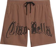 SANTO STUDIO Tempo Ciao Bella Tech Performance Drawstring Shorts