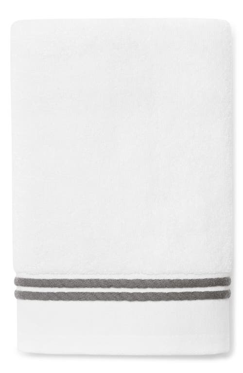 Sferra Aura Nuova Hand Towel In White/charcoal